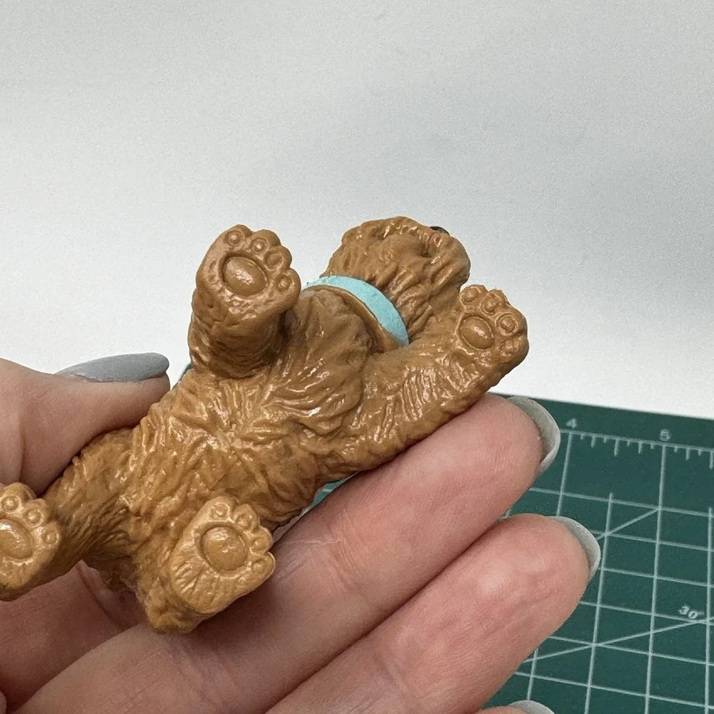Barbie Posh‎ Pets Yorkie Dog Figurine Yorkshire Terrier Brown Puppy Figure